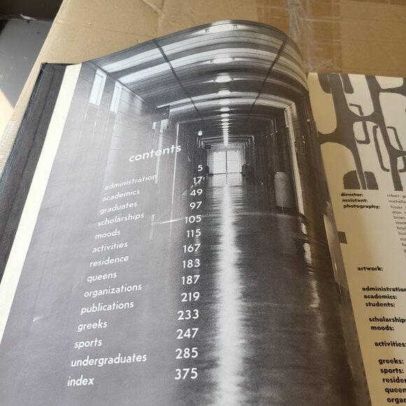 Vtg 1965 The University of Alberta Evergreen & Gold Yearbook - Picture 4 of 13